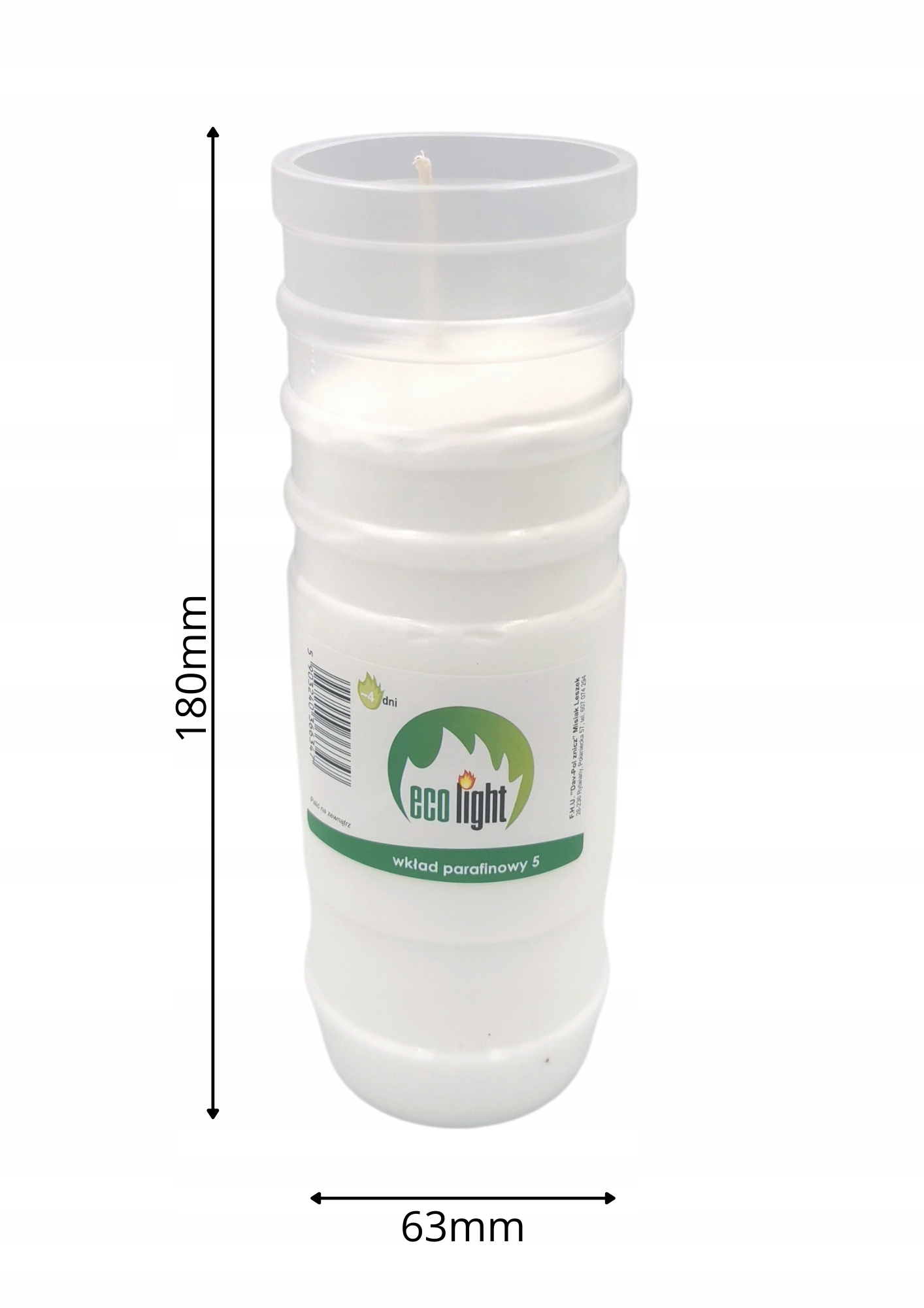 Eco light mécses utántöltő égési idő 5 nap