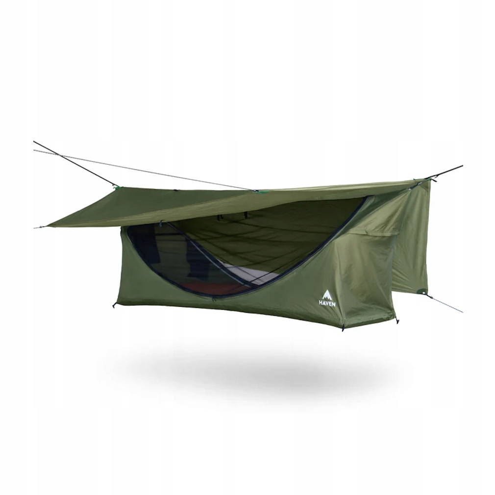 Hamak z drążkiem Haven Tent zielony 129 kg 198 x 60