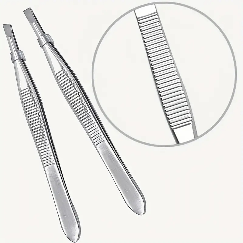 PĘSETA DO RZĘS PROFESJONALNA PRECYZYJNA REGULACJI STYLIZACJI BRWI METALOWA