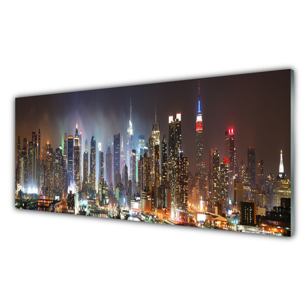 

Fotoobraz na ścianę 125x50 Nocne Miasto Nowy Jork