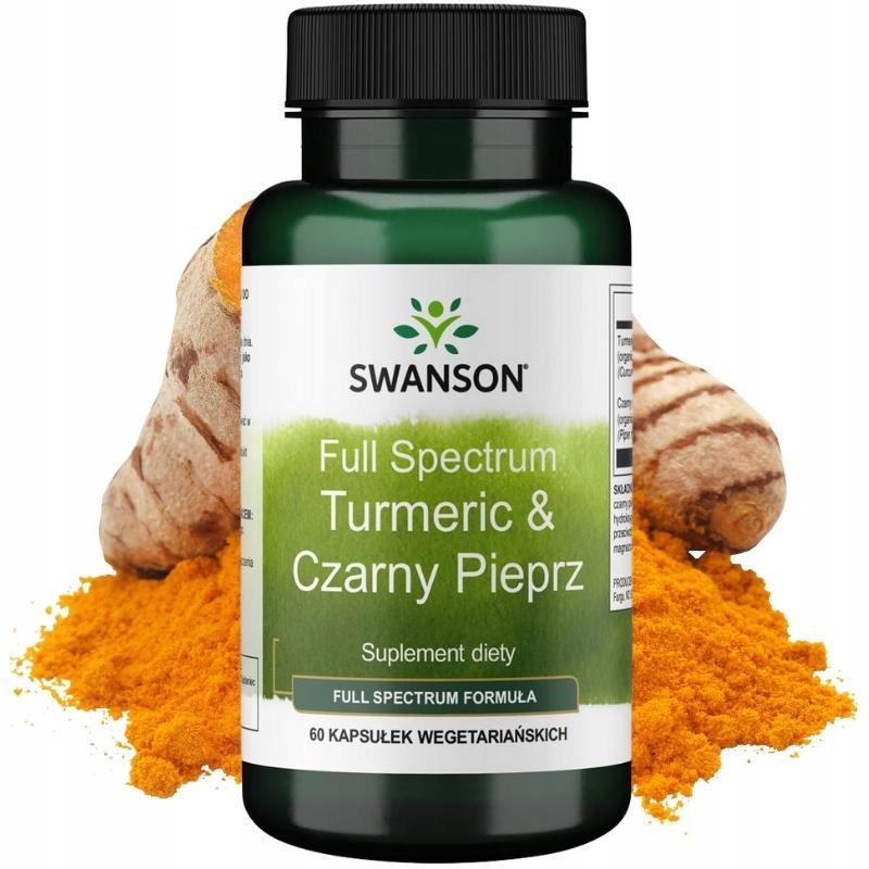 

Swanson Turmeric Czarny Pieprz 60 Kapsułek