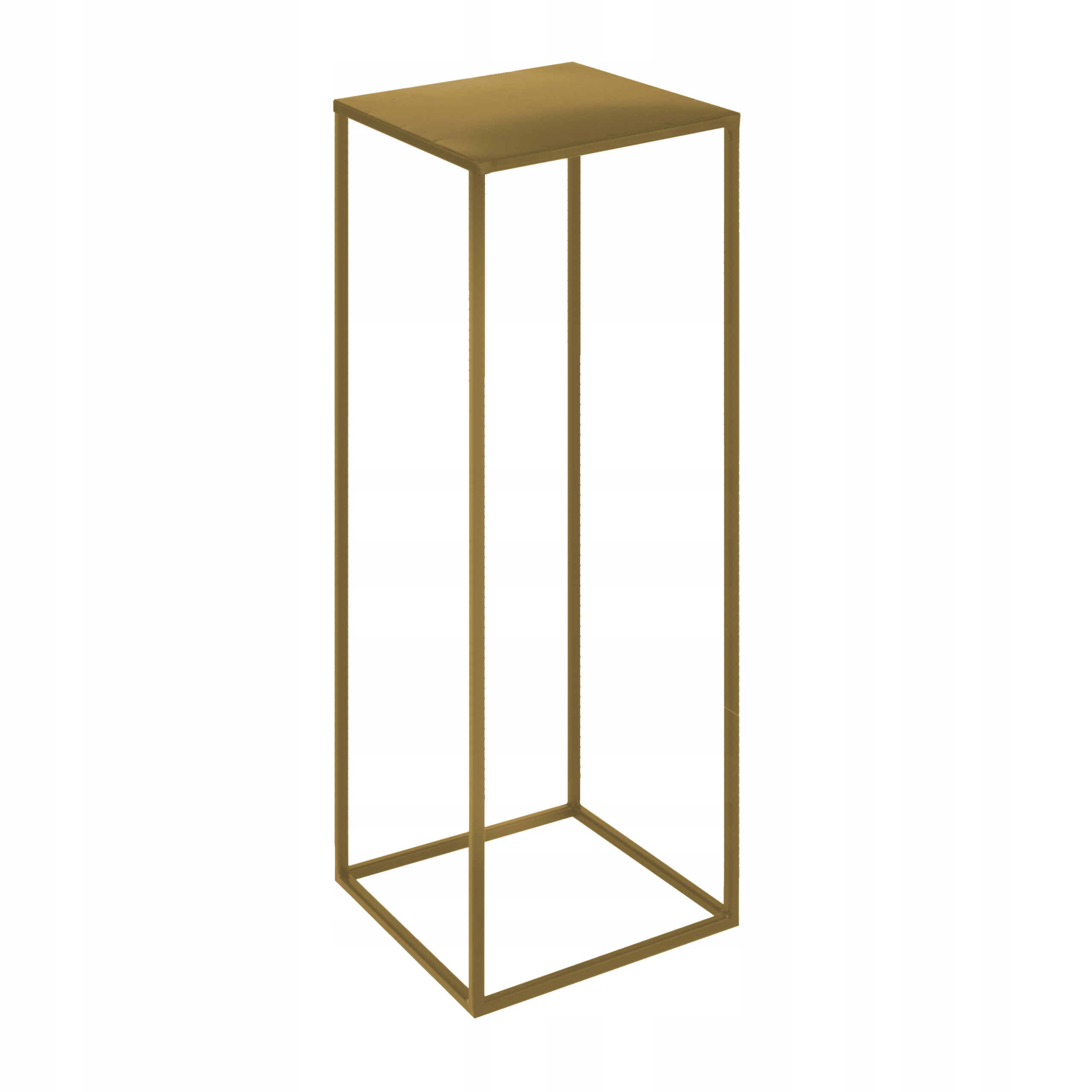 

Złoty metalowy kwietnik 80x20 cm stojak na kwiaty