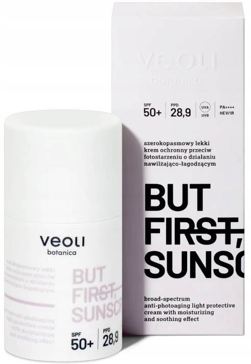 Veoli Botanica But First Sunscreen Krem Do Twarzy Spf 50+ 50 ML