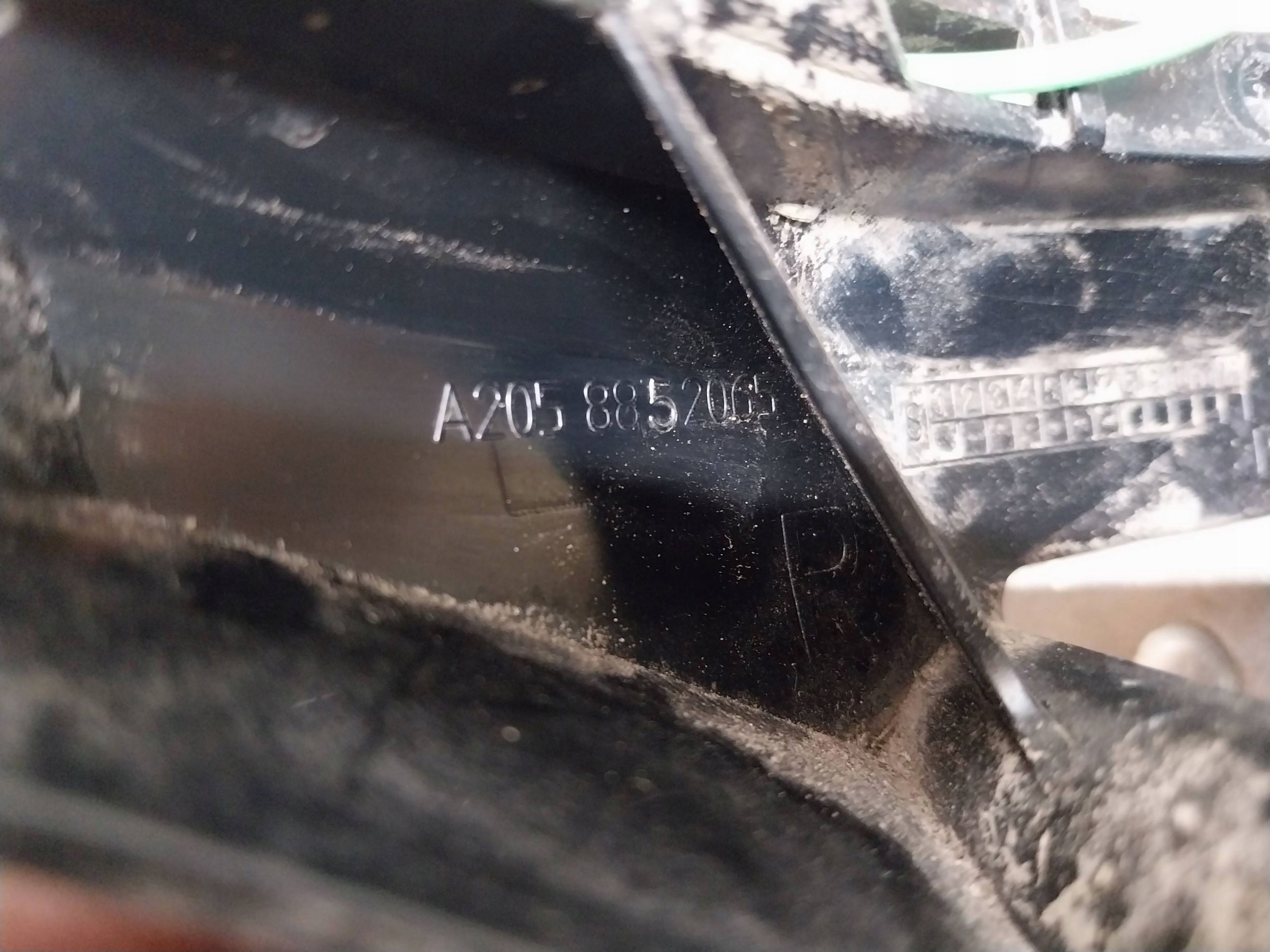 support bumper right rear part A2058852065 MERCEDES W205