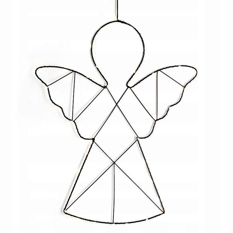 Ozdoba LED do ogrodu Aniołek światełka na baterie