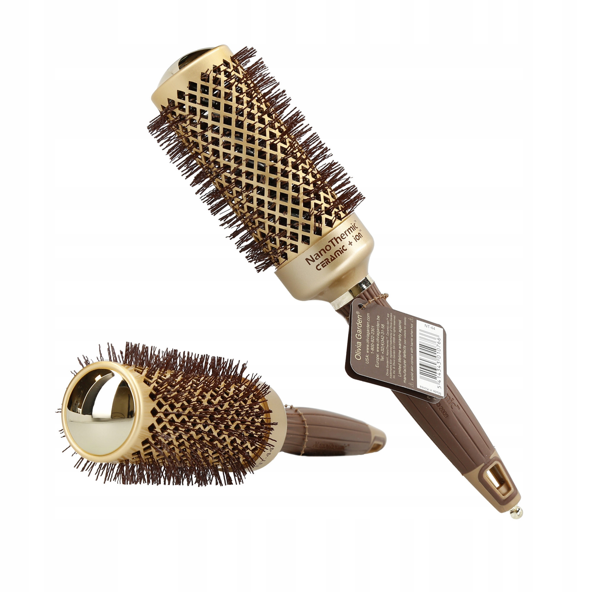 Expert Blowout Shine okrągła złota szczotka do włosów 45mm