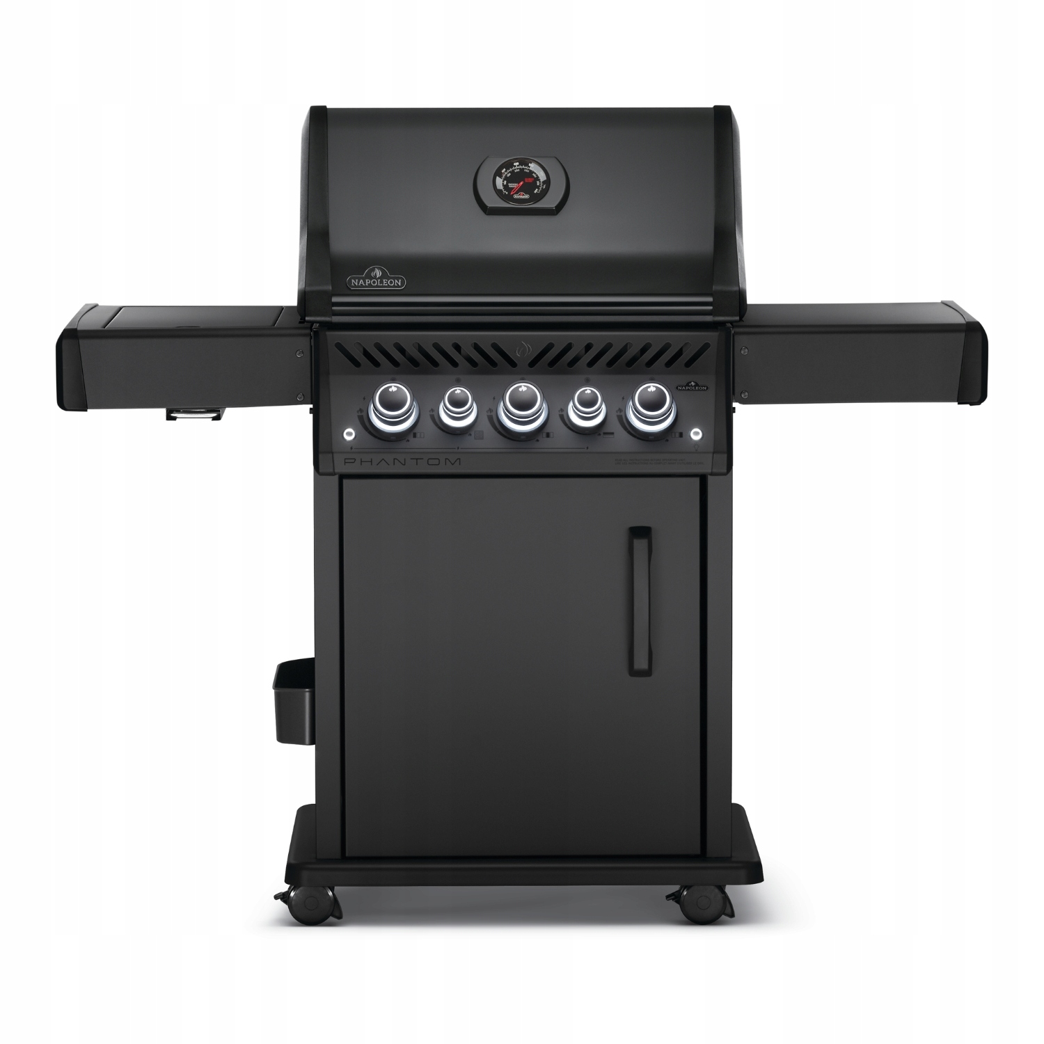Grill gazowy Napoleon Phantom Rogue 425 Czarny sizzle zone palnik rożna