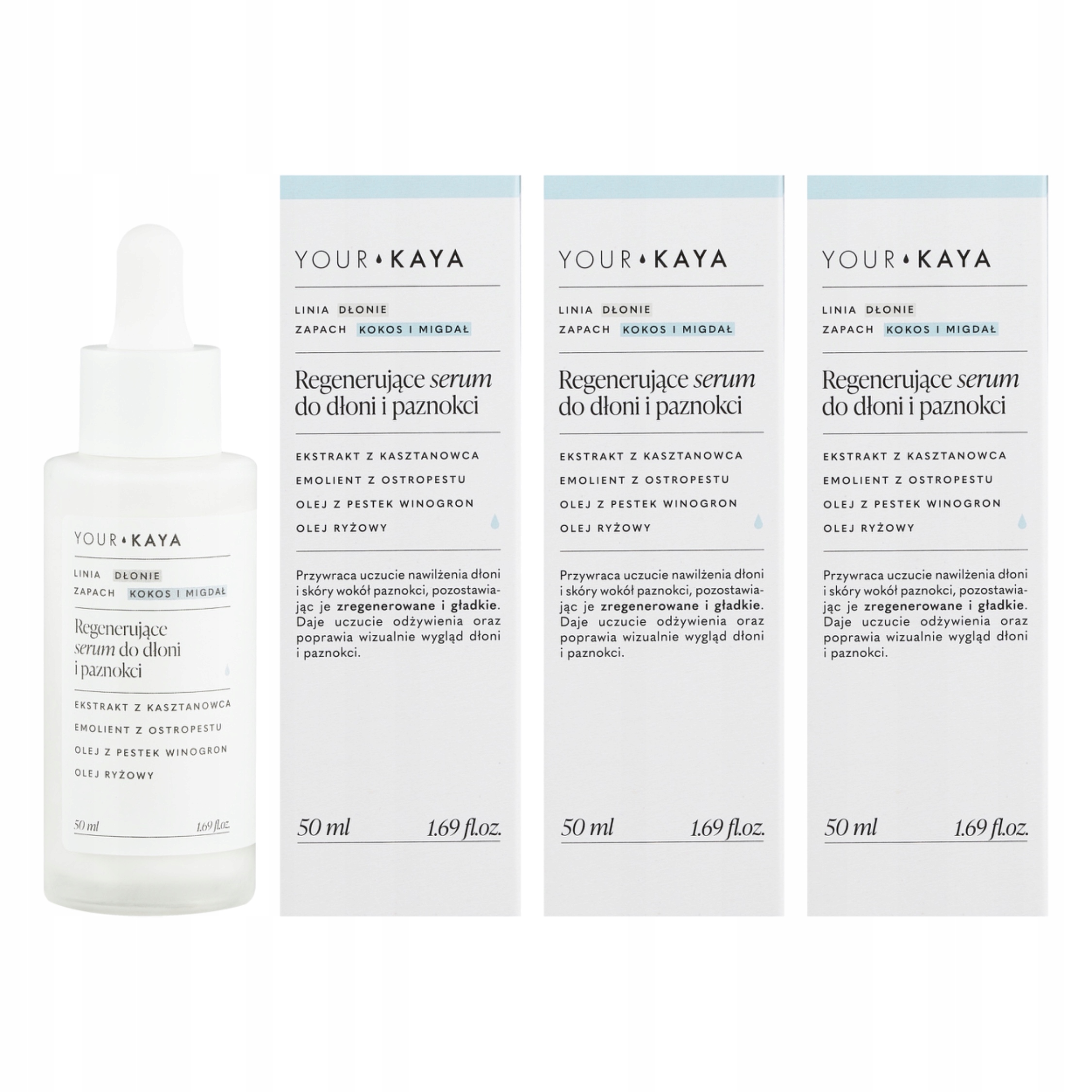 Regenerační vyživující sérum na ruce a nehty 3x50 ml Your Kaya