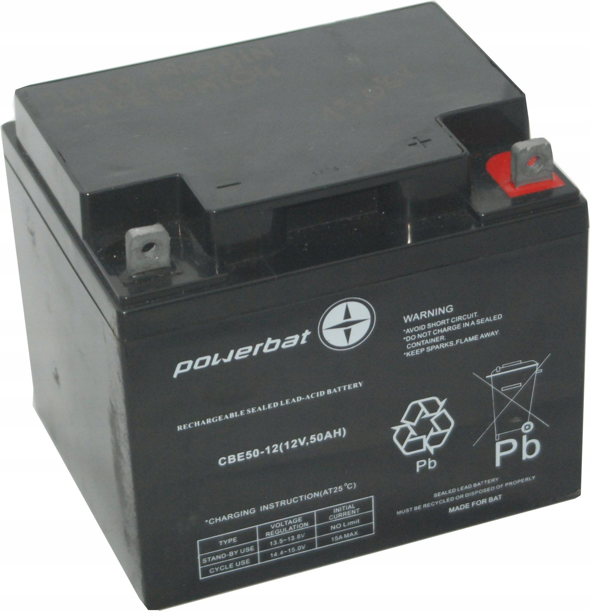 Akumulator PowerBat CBE 50-12