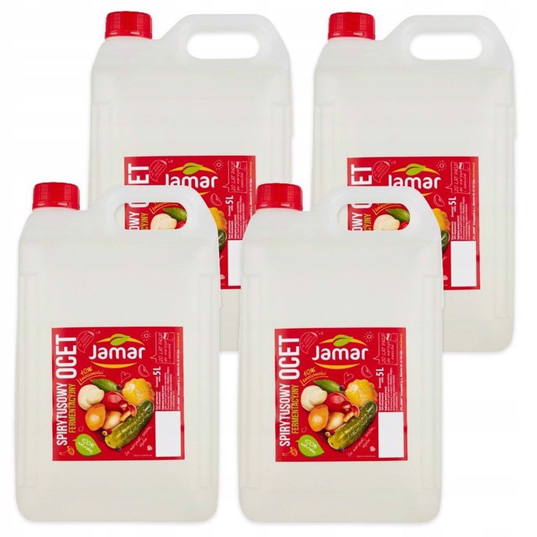 Levně Jamar Fermentační lihový ocet 10 % kyselosti 5 l x 4 kusů