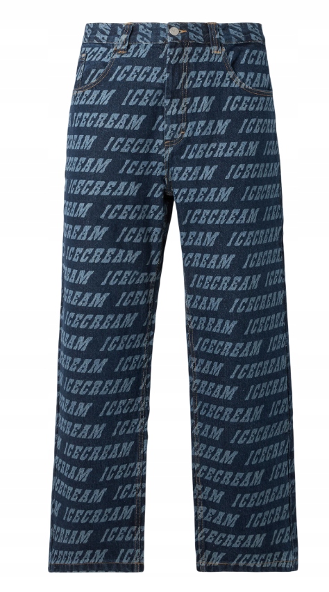 Džíny Icecream Repeat Logo Double Scoop Denim Pant Relaxed Fit W32L32