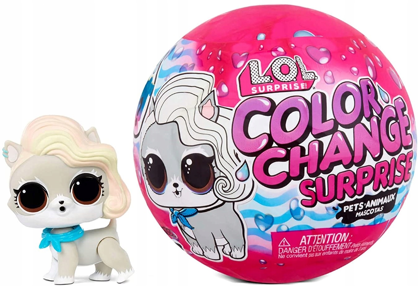 

Kula Lol Surprise Color Change Zwierzątko Pets Mga