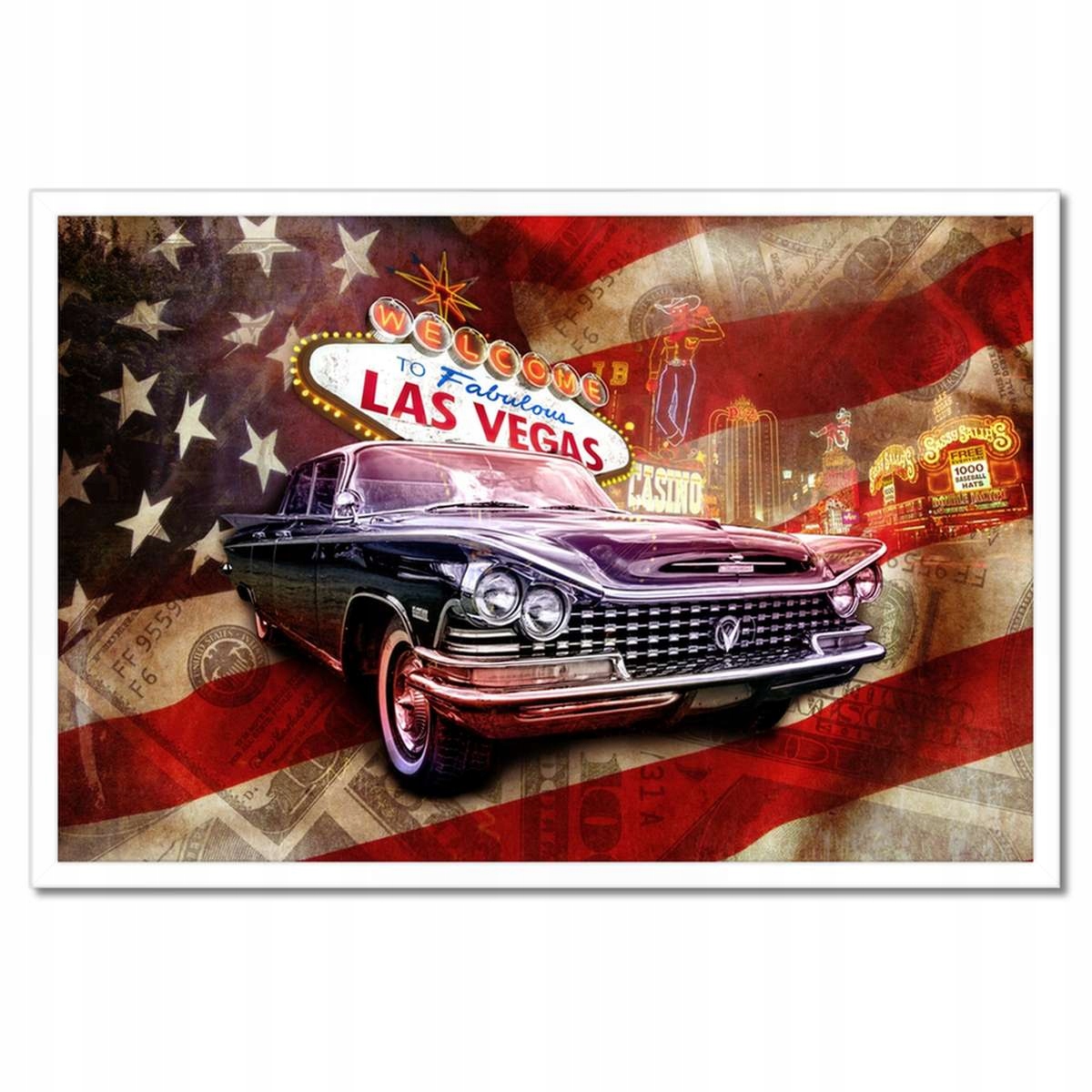 Plakáty v rámu 60x40 Las Vegas