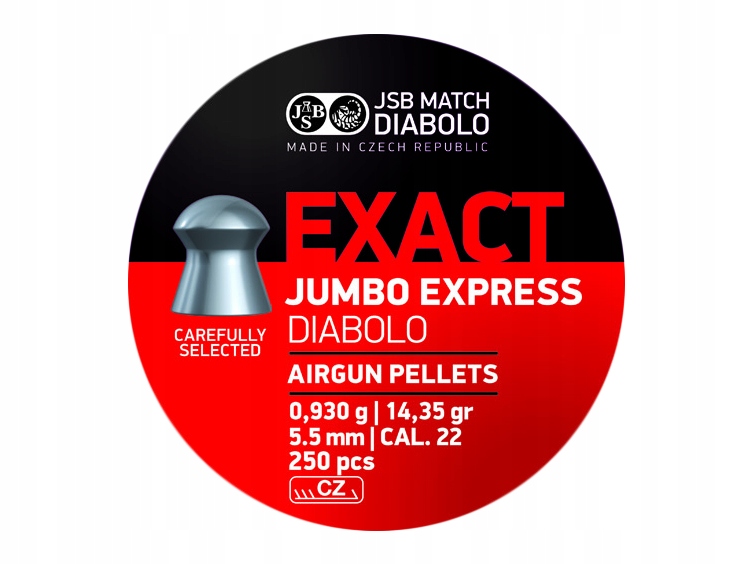 Śrut Diabolo Jsb Jumbo Exact Express 5,52mm1op250