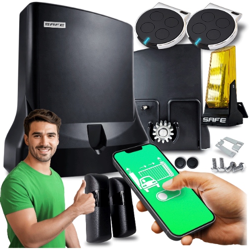 Pohon Pro Posuvné Brány Sada automatický pohon lampa 800 kg Wifi Supla