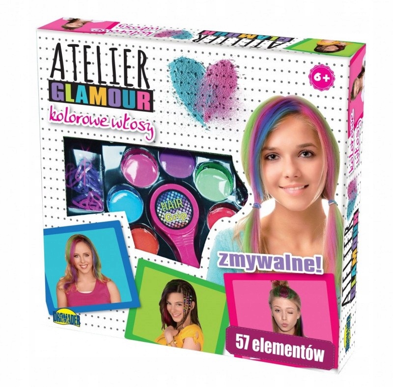 

Zestaw Kosmetyków Atelier Glamour Kolorowe Włosy