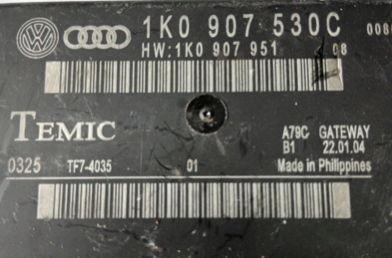 control unit GATEWAY VW GOLF 5 1K0907530C