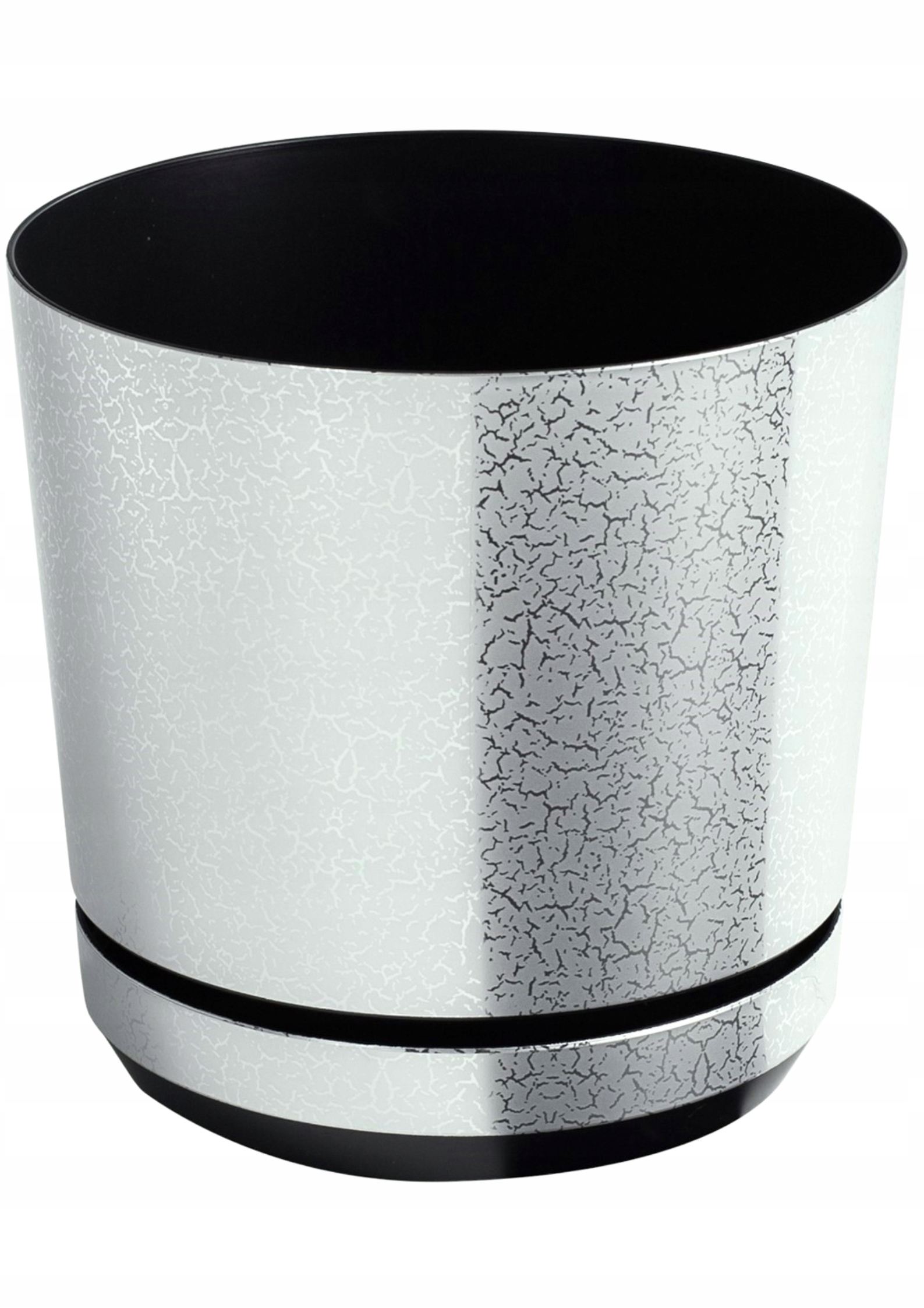 32 cm Květináč s podstavcem Křehké Stříbro velký květináč, Palmy Monstery Juki