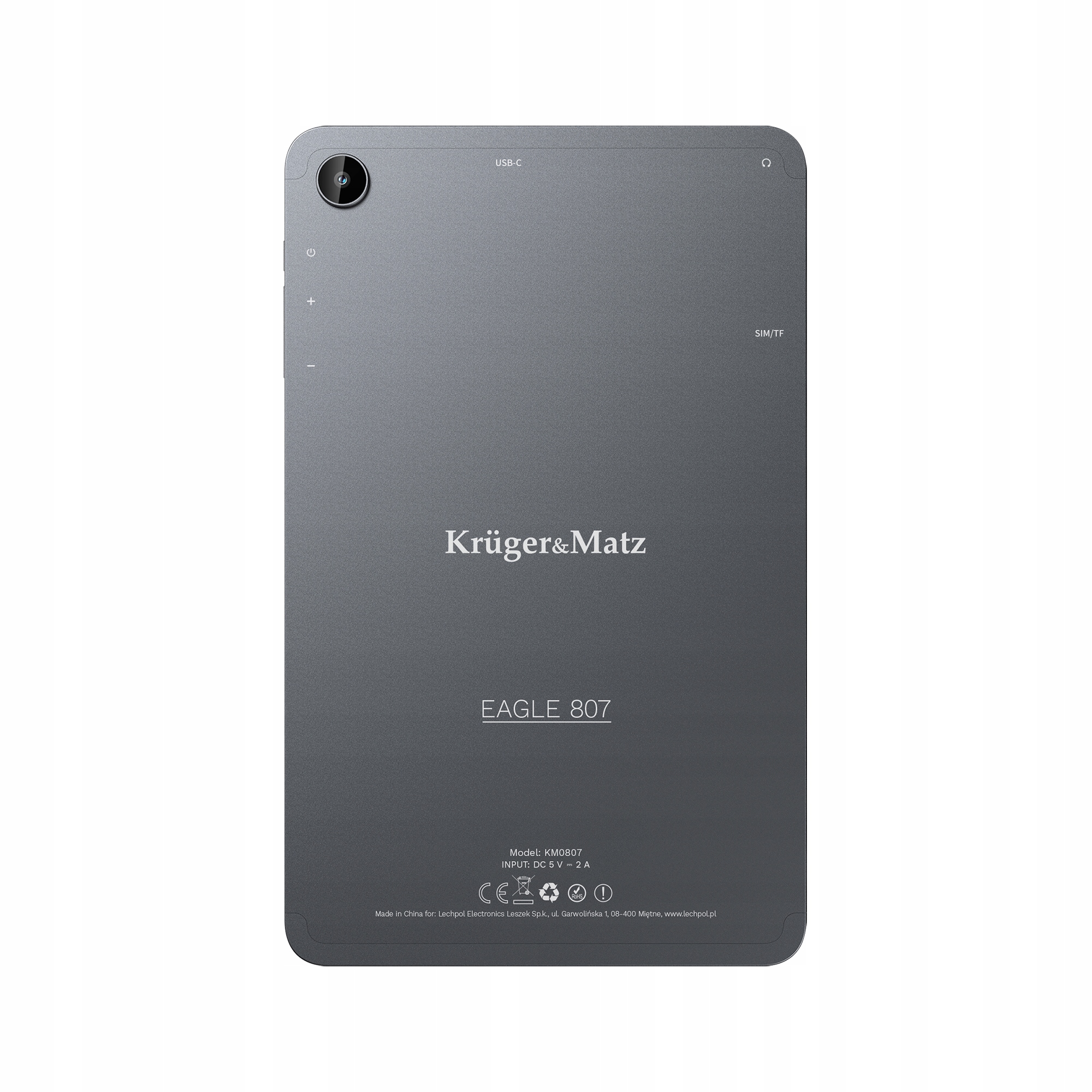 Tablet Kruger&Matz 8,4" EAGLE 807 4/64GB GPS USB-C LTE Android 13 Model tabletu inny
