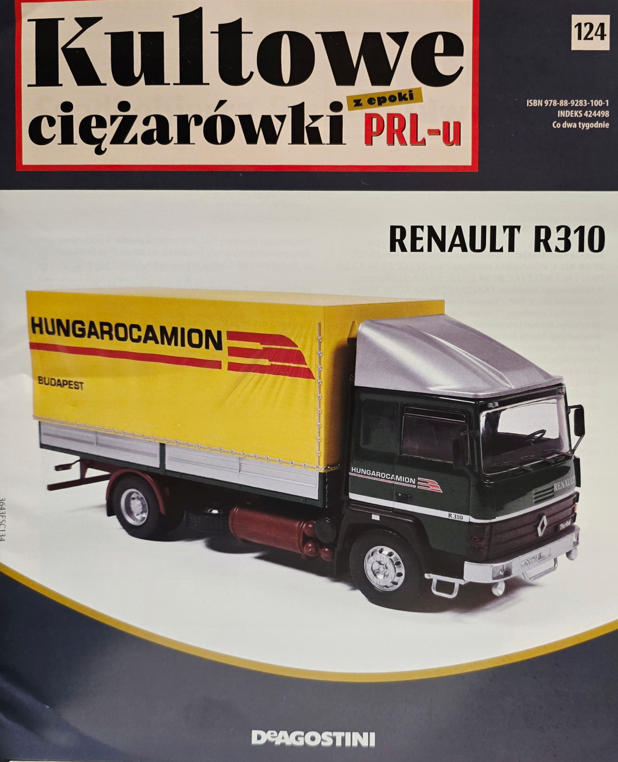 KULTOWE CIĘŻARÓWKI PRL-u NR 124/2026 - RENAULT R3102