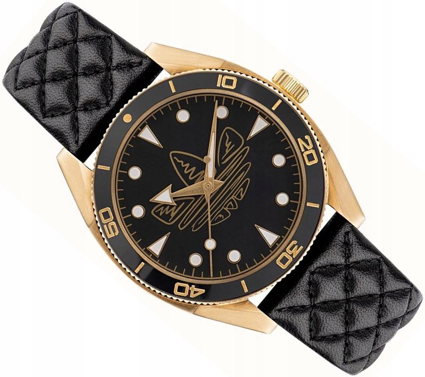 Módní Dámské Hodinky Adidas Originals AOFH23001 Sport WR100 Black.gold Set