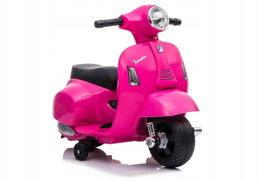 Skuter elektryczny Vespa Gts 300 dla dziecka urodzinowy różowy
