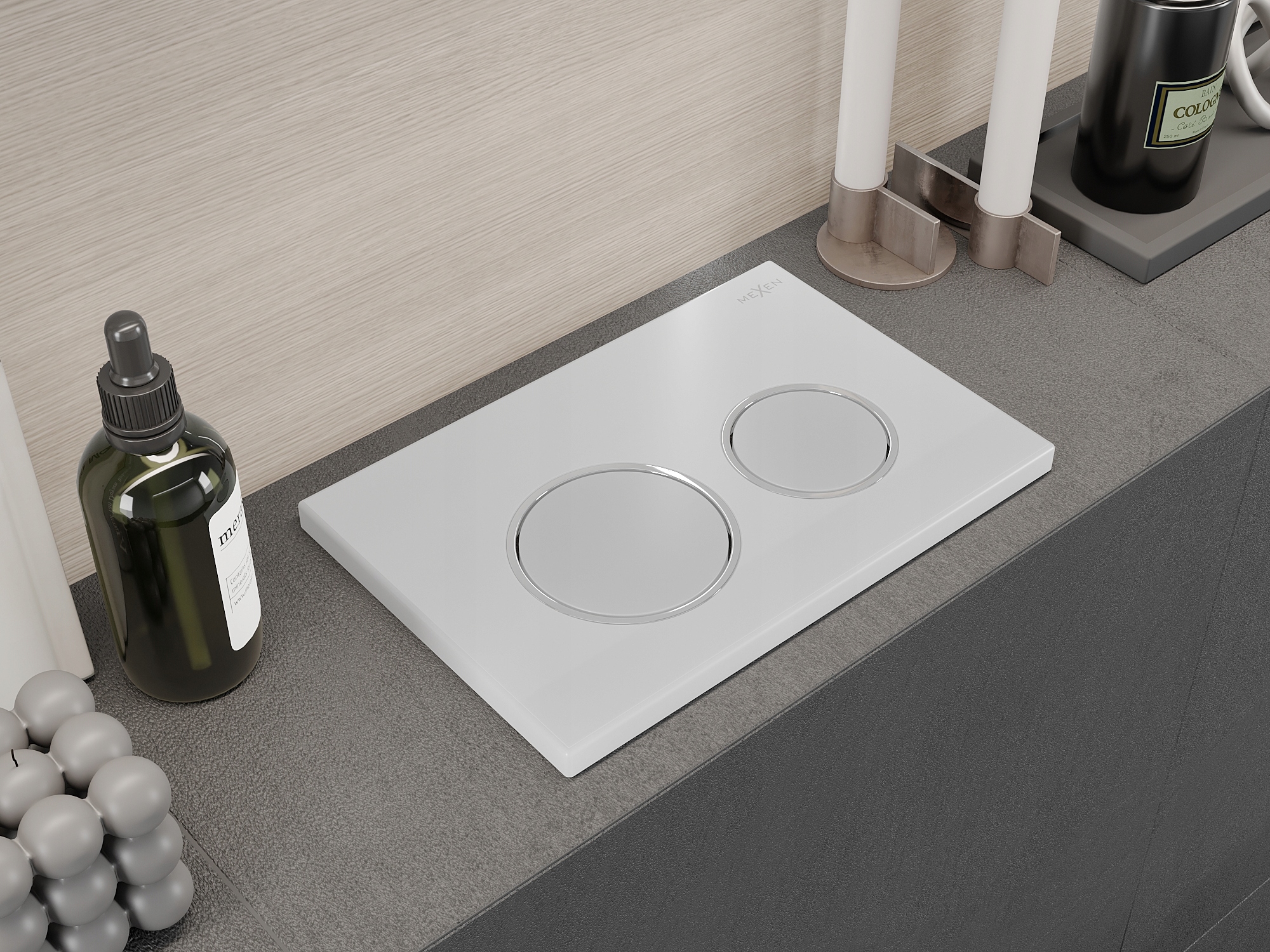 MEXEN FENIX 07 XS PRZYCISK DO STELAŻA WC BIAŁY MATOWY Rodzaj do WC