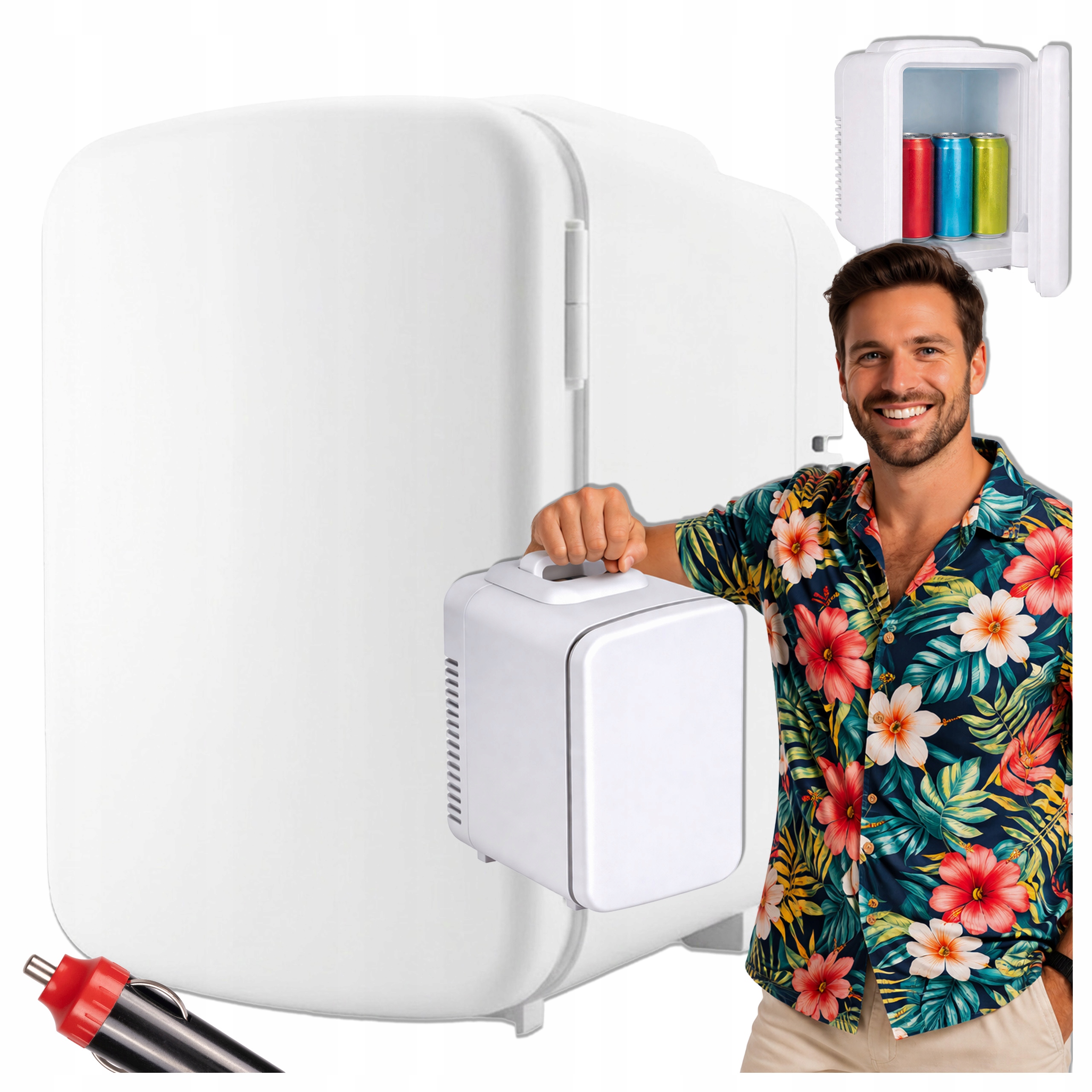 Turistická Automobilová Chladnička 12V 230V 4L S Funkcí Ohřevu A Chlazení