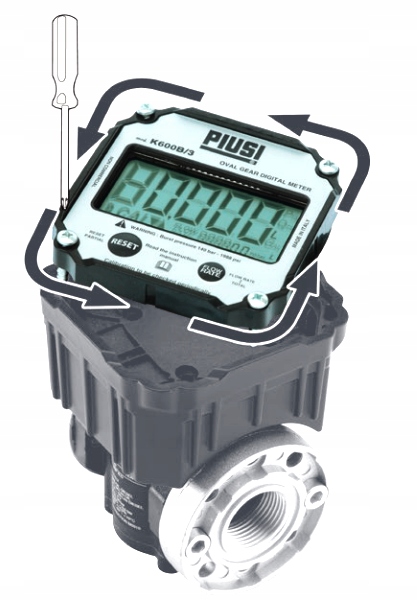 CYFROWY PRZEPŁYWOMIERZ K600B/3 PIUSI LICZNIK ON Kod producenta F00491000