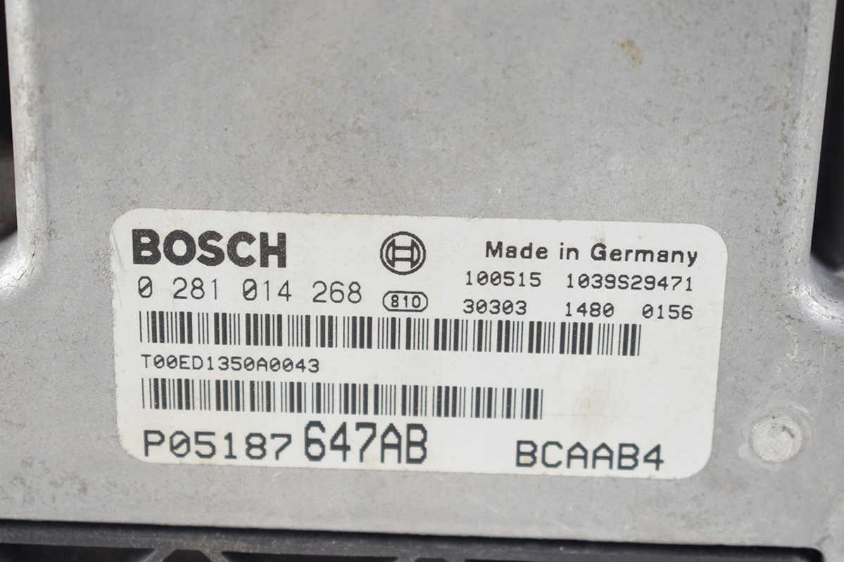 *computer Centralina * DODGE CALIBER 0281014268 P05187647AB