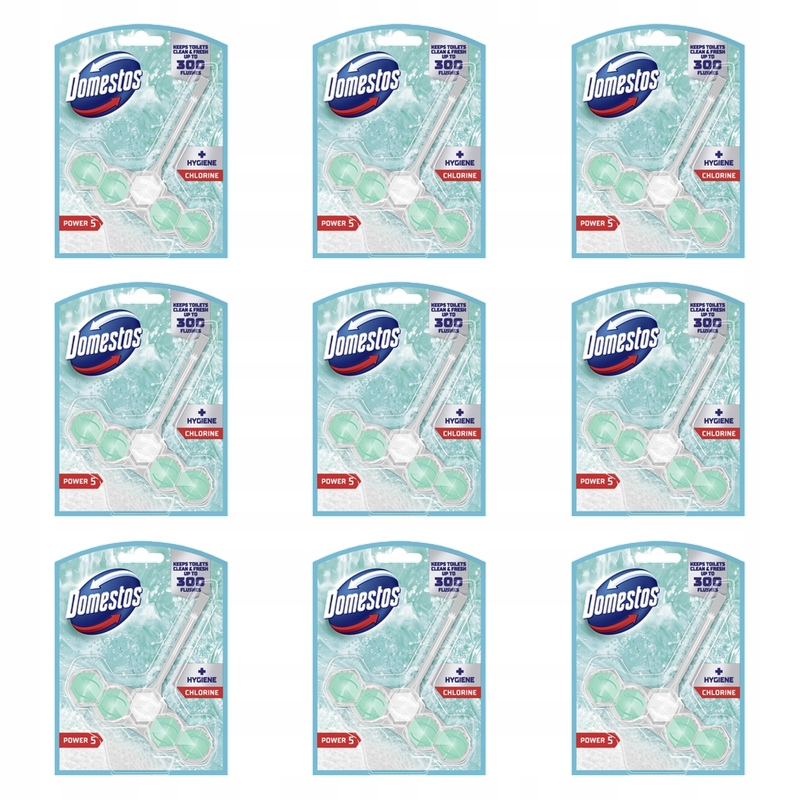 Domestos kostka Chlorine Bleach 50 g X9