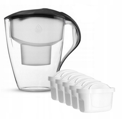 Dzbanek filtrujący Dafi Astra Unimax 3L Led 5 filtrów Kolor Czarny