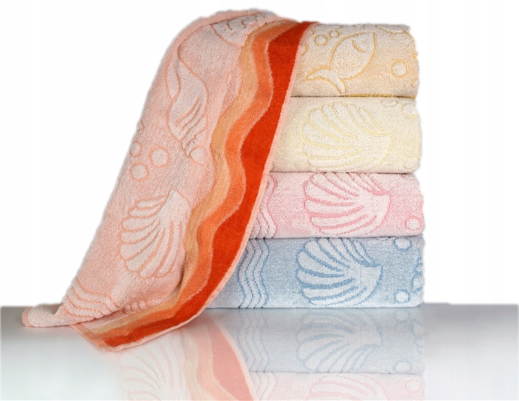 GRENO Ręczniki FLORA OCEAN RÓŻ komplet 3 szt. Marka Greno