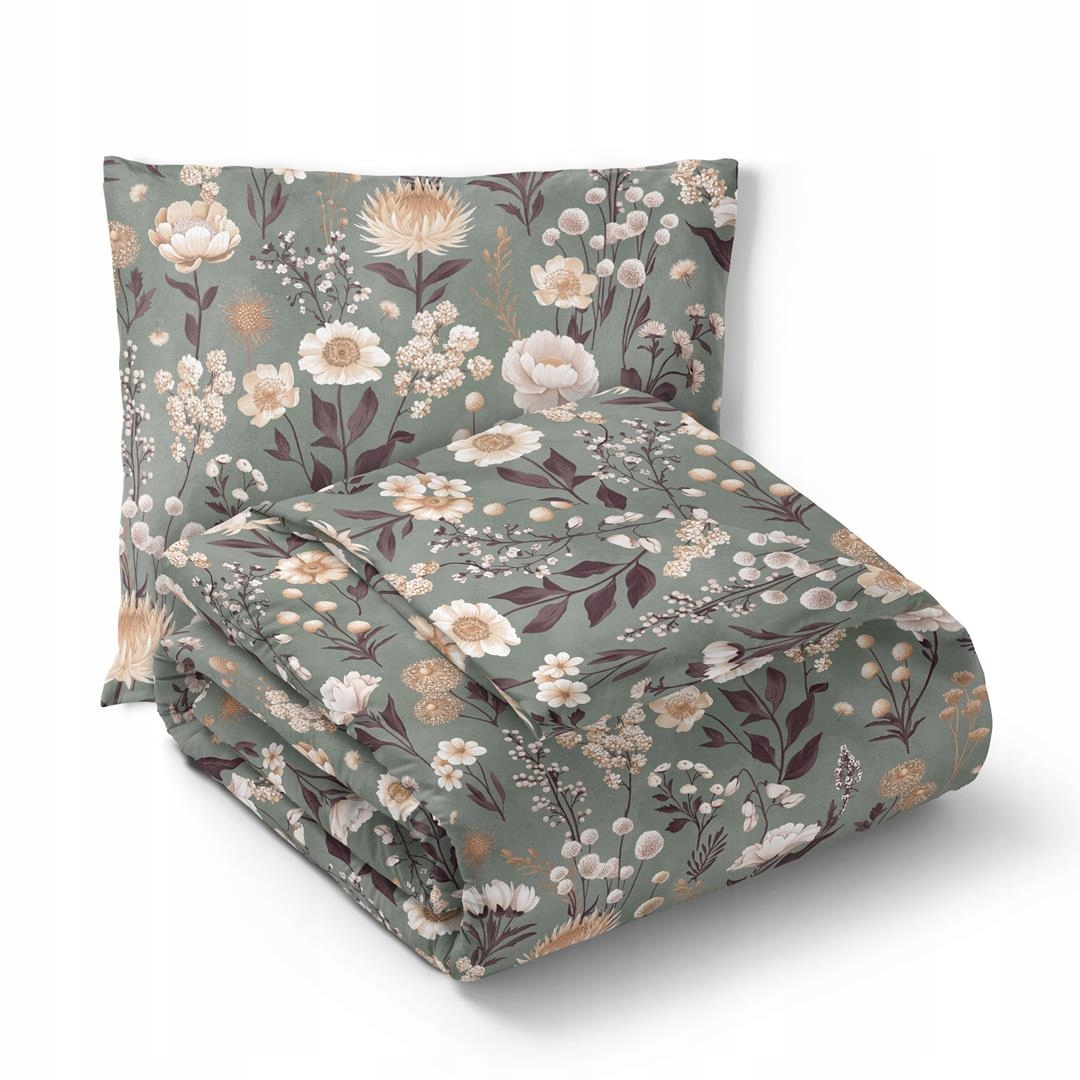 Hotelové Povlečení 140x200 cm Povlečení 70x80 Bavlna 100% Květinová zahrada