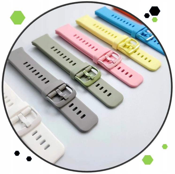 PASEK OPASKA DO HUAWEI WATCH FIT | 15 KOLORÓW Kolor czarny