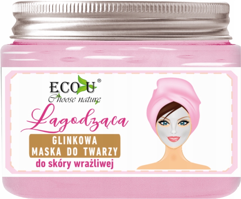 

Łagodząca glinkowa maska do twarzy Ecou 150 ml