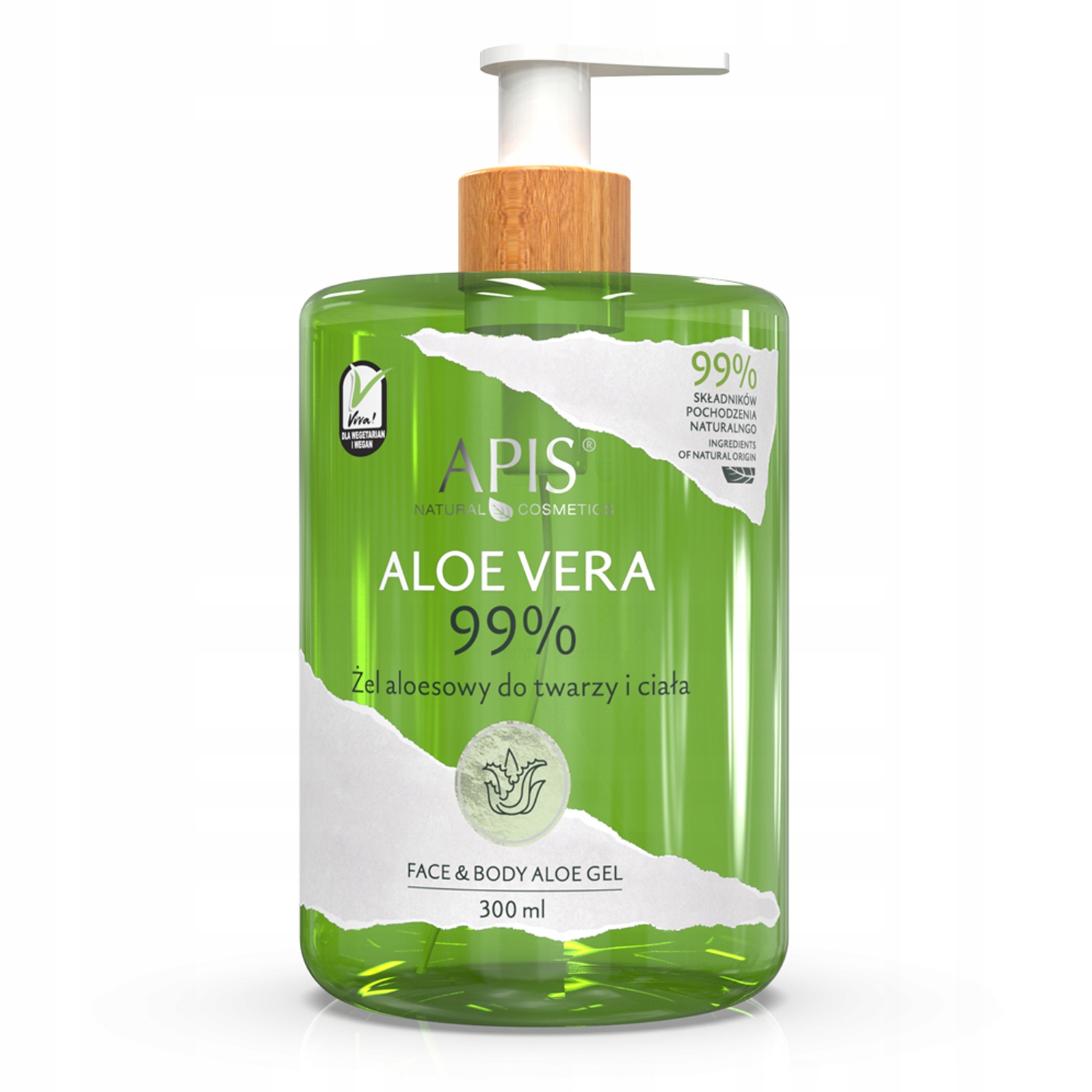 

Apis 99% Żel aloesowy do twarzy i ciała, 300ml