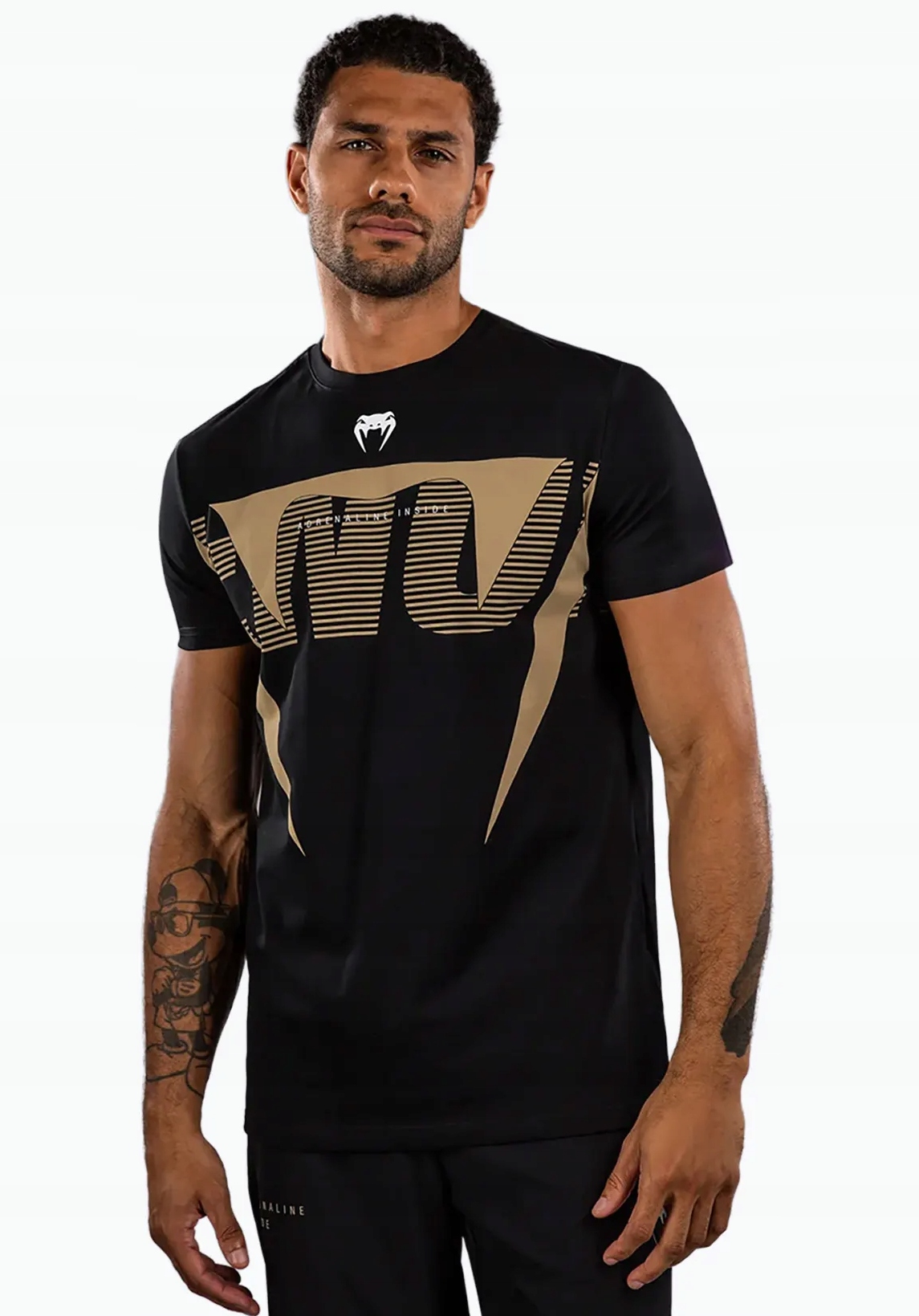 Venum tričko Tričko Pánské Adrenaline Black/Sand S