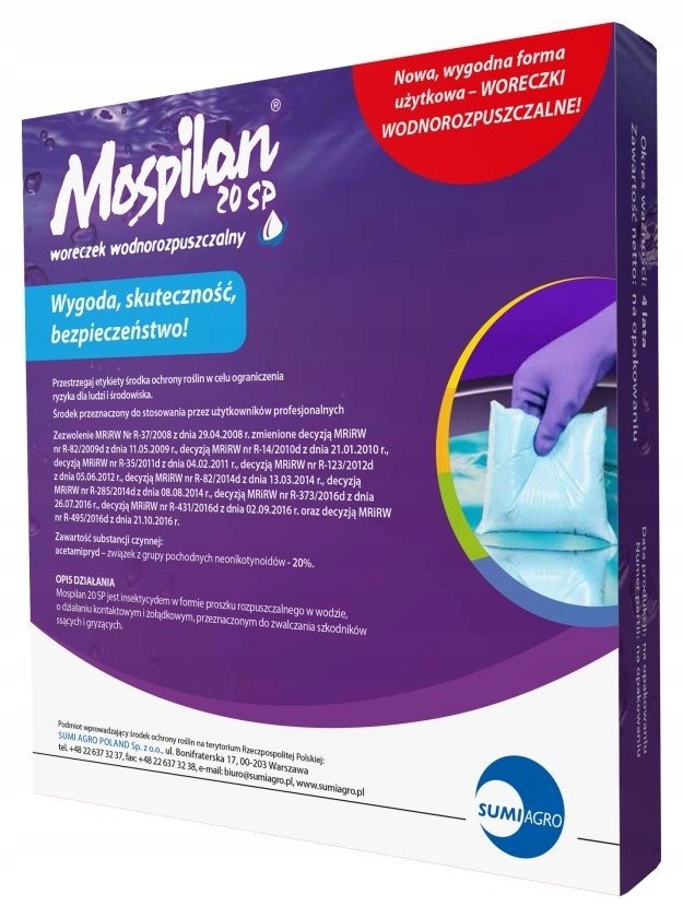 

Mospilan 20SP 40gram szkodniki rzepaku stonkę