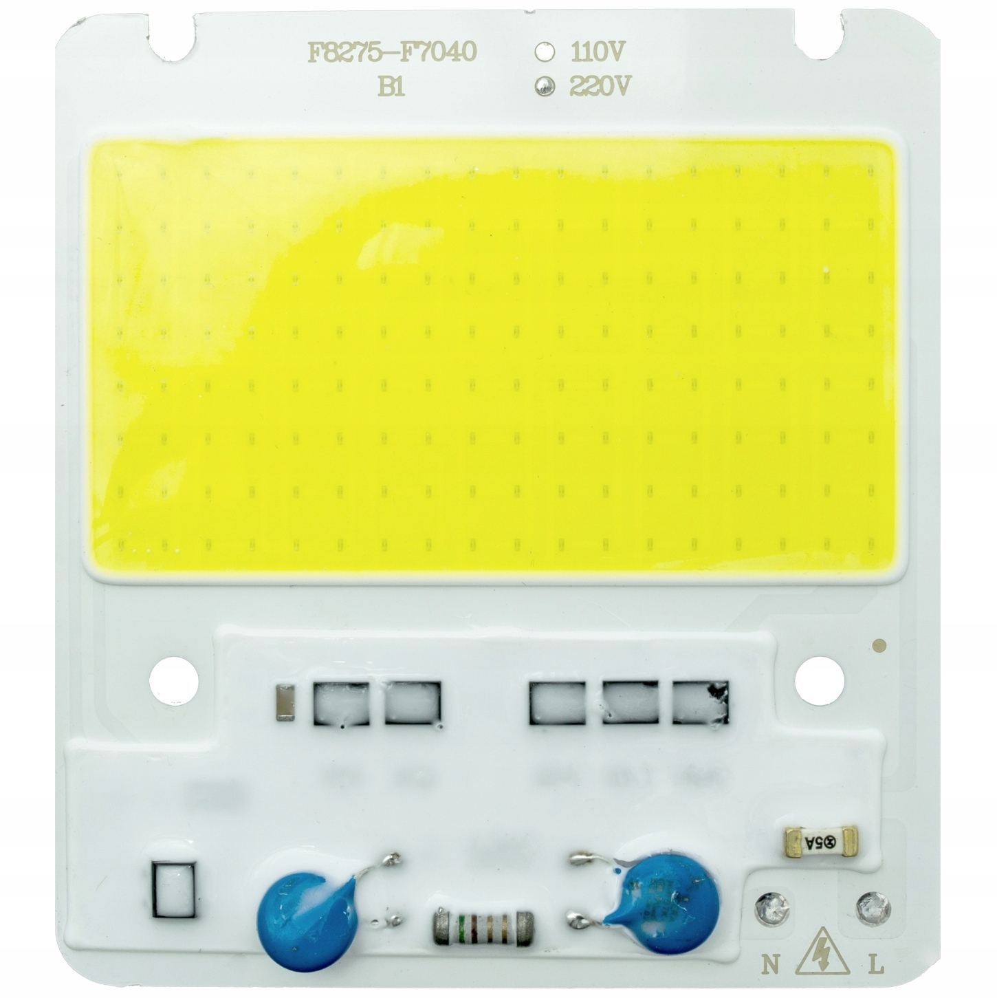 

Dioda Led Cob 50W 4700lm Biała 82x 75mm pod 230V