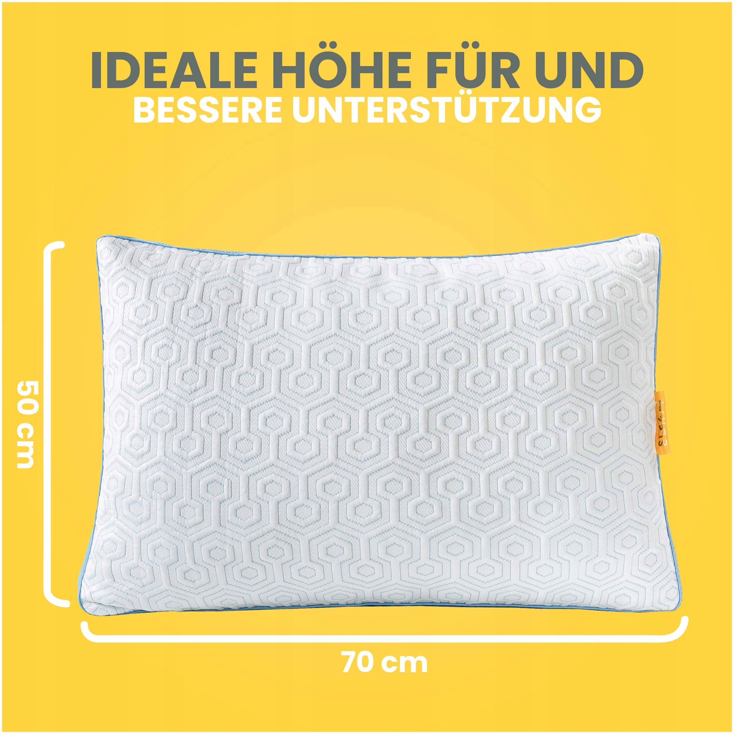 SLEEP COMFY Ergonomiczna Poduszka Ortopedyczna z Pianki Memory — miniatura 8