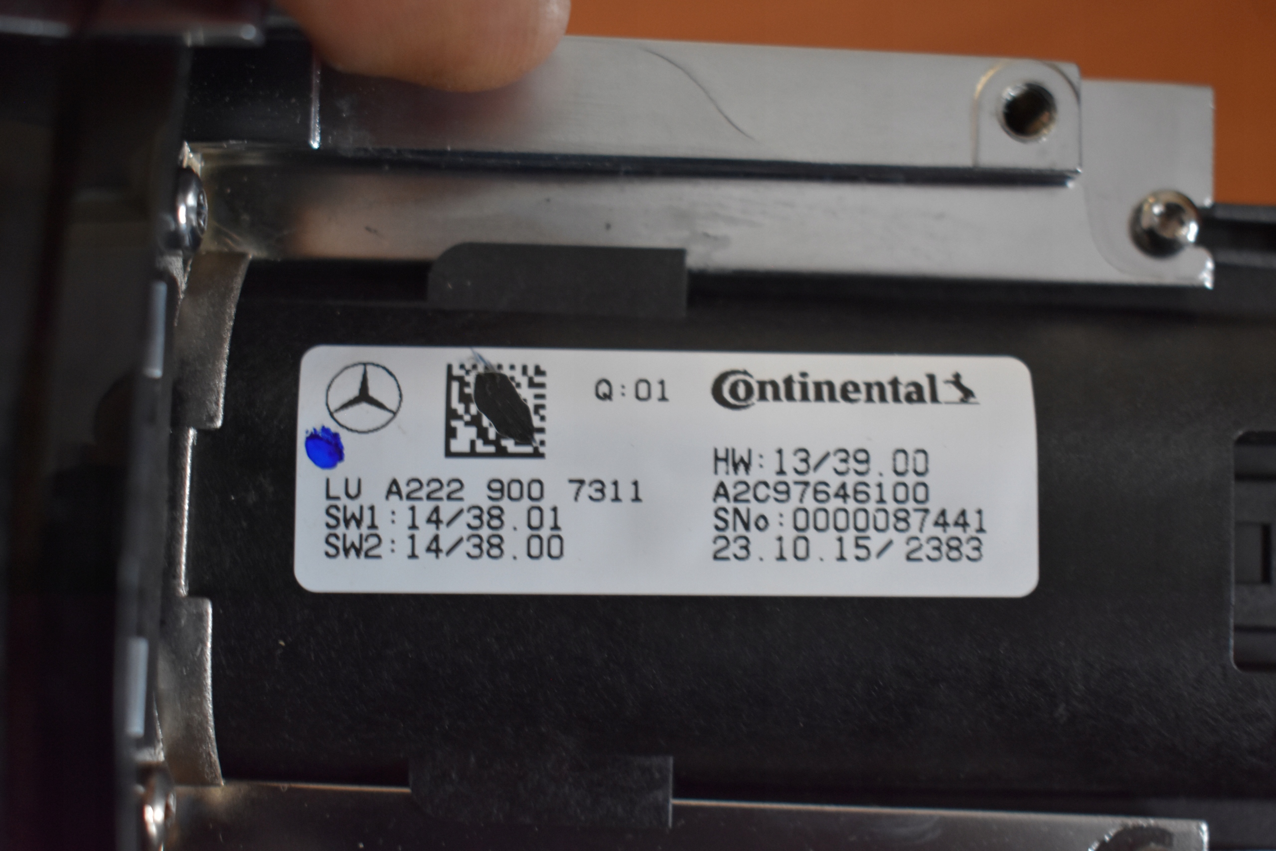 IDEALNY TOUCHPAD MERCEDES W217 W222 9