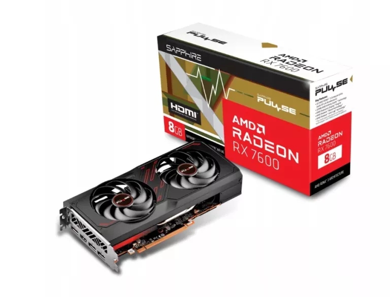 Karta Graficzna Sapphire Rx 7600 Oc 8 Gb Uszk.opak