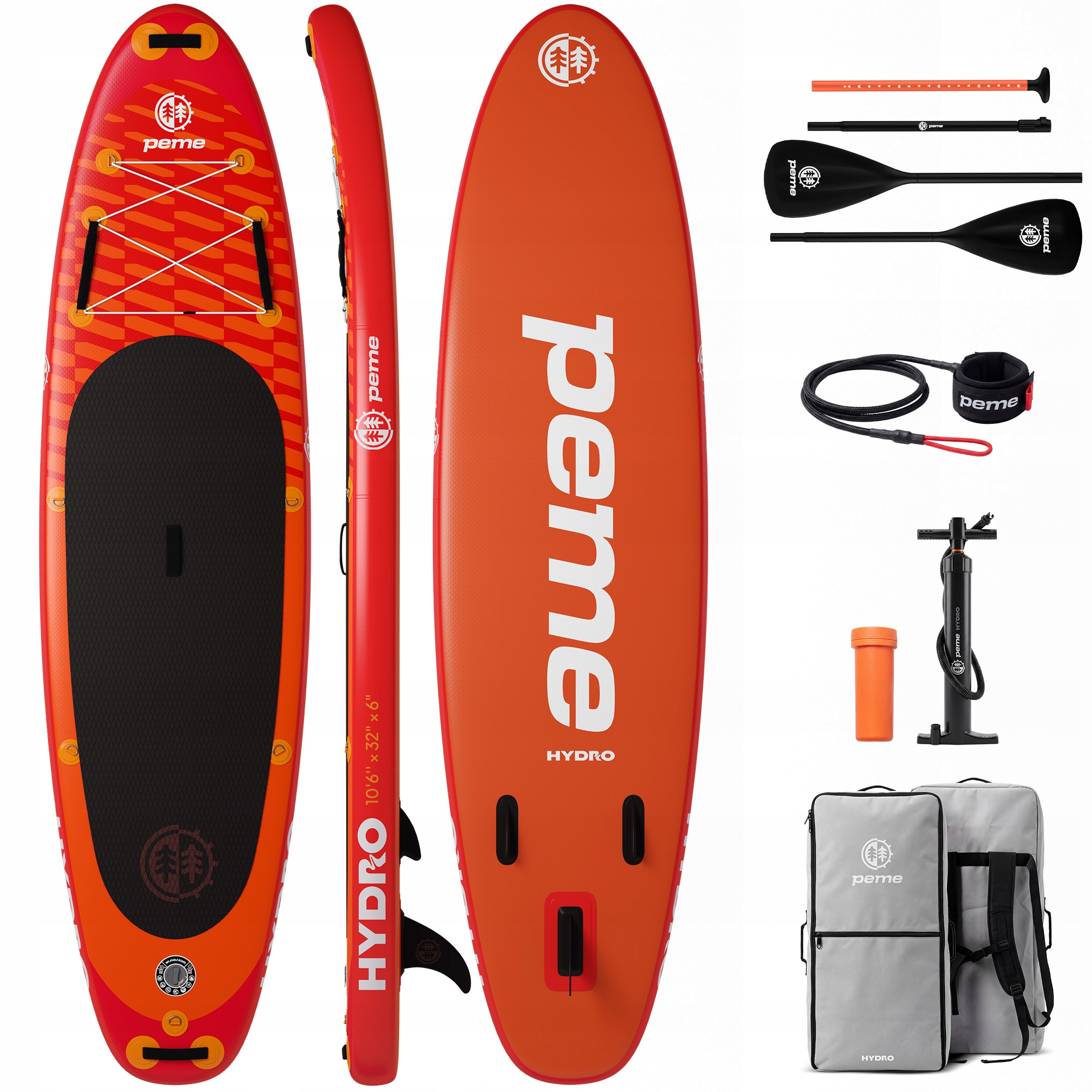Sup Deska Pompowana Do Pływania Dmuchana 320 Zestaw Wiosło Hydro Peme