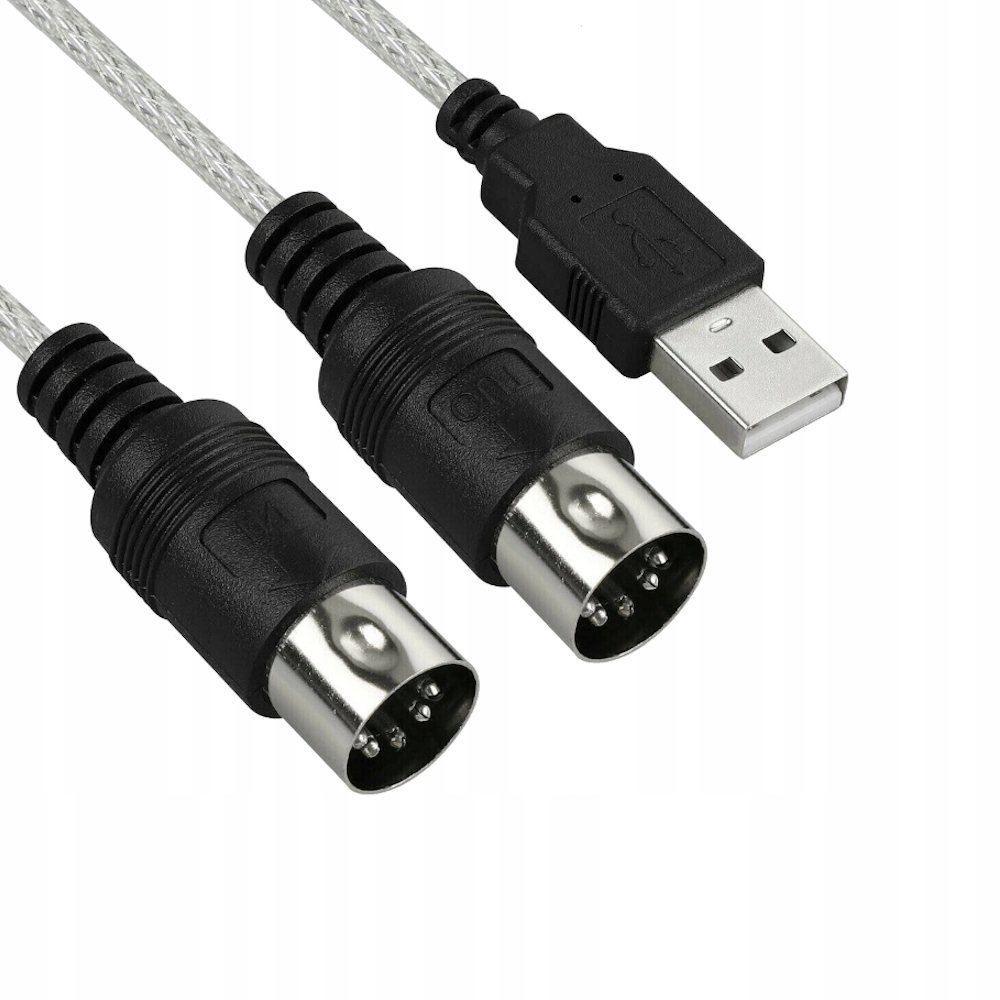 MIDI IN - MIDI OUT USB Adapter 5 DIN INTERFEJS Kod producenta 3A5-02-44