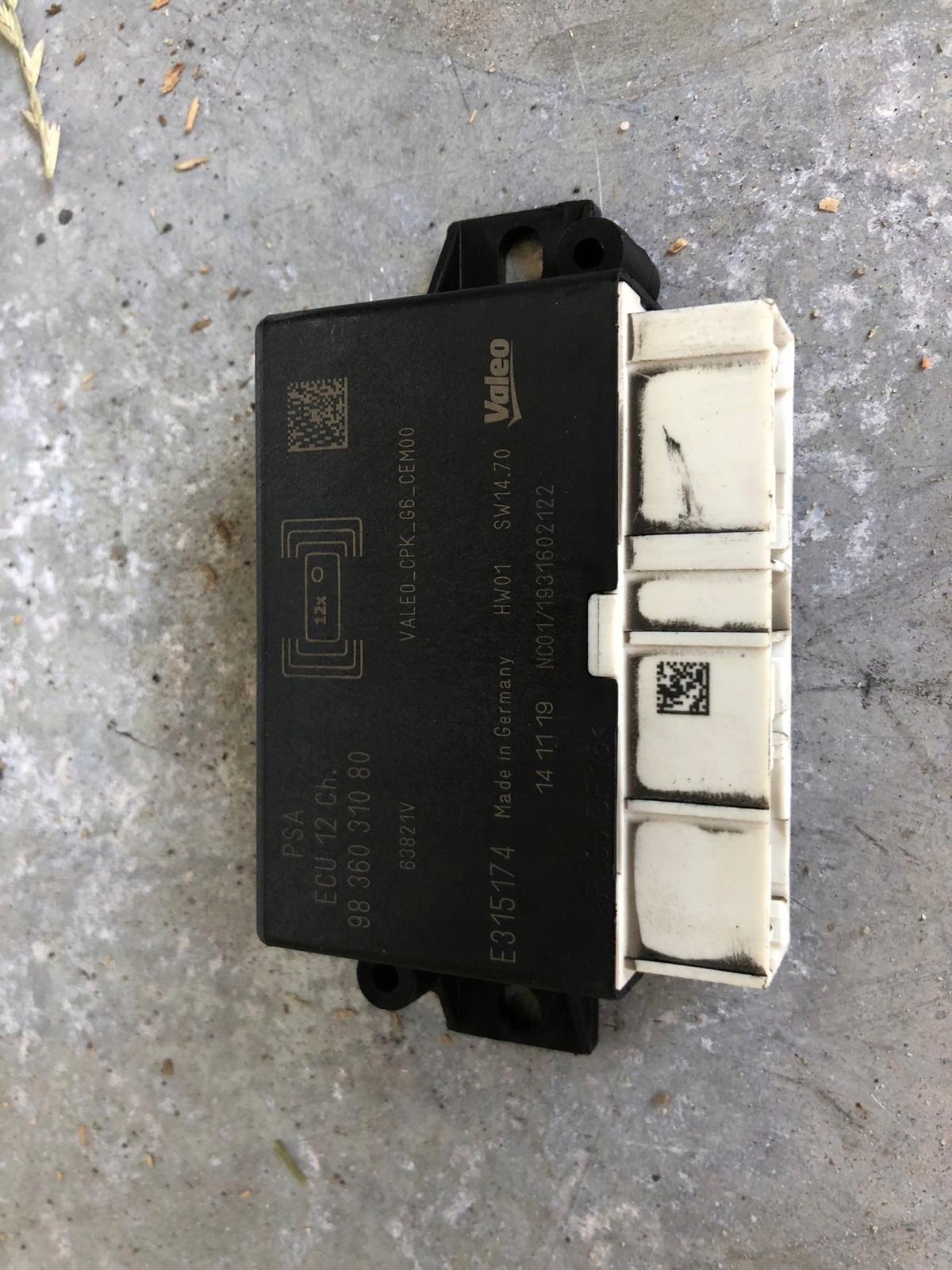 Module PDC PEUGEOT 508 II Berline 9836031080