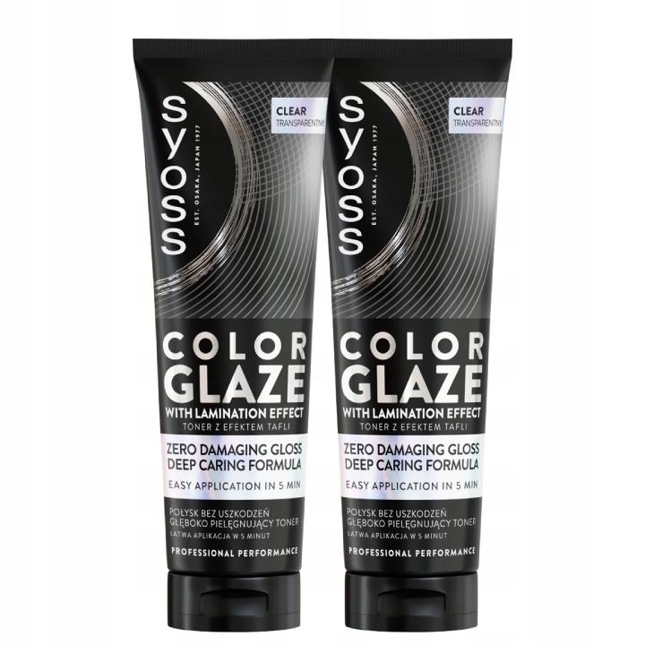 Syoss Color Glaze Transparentní toner na vlasy Leštící 2ks