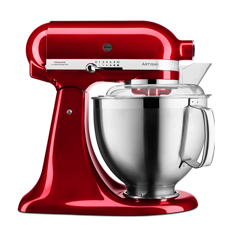 Mikser KitchenAid Artisan 4,8L 5KSM185PSECA czerwony karmelek