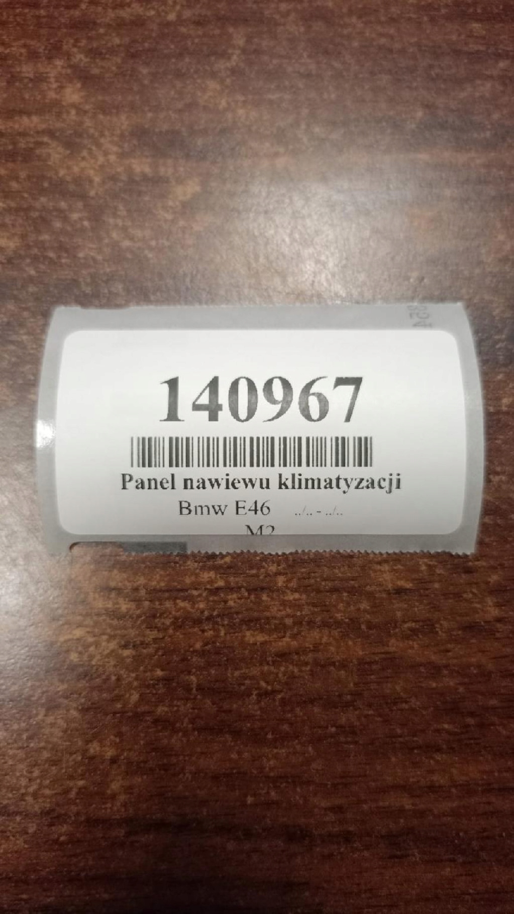 BMW E46 PANEL klími klimatizaci 64116902440