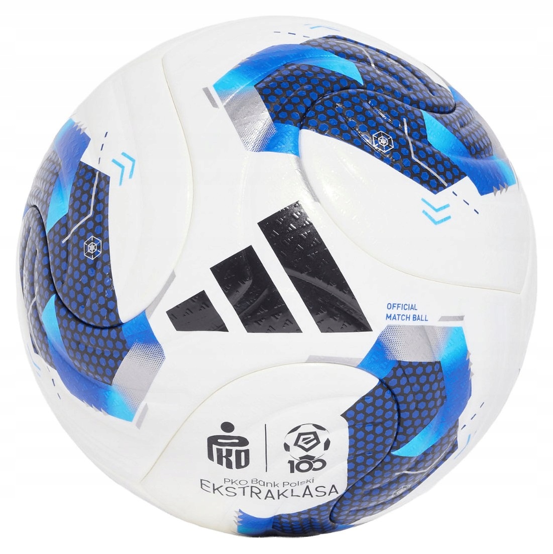 Fotbalový míč Adidas Teamwear Ekstraklasa 26/27 Pro bílo-modrý vel. 5